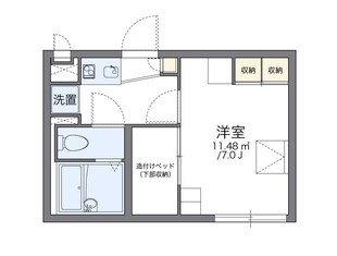 レオパレス桜新町の物件間取画像